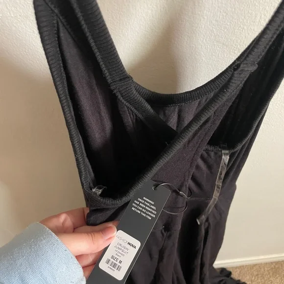 Fashion nova black cruisin jumpsuit - Picture 3 of 3